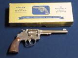 SMITH & WESSON MILITARY POLICE NICKEL 38 SPECIAL - 1 of 3
