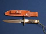 RANDALL #1 STAG HANDLE KNIFE - 1 of 3