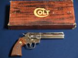 COLT PYTHON 357 MAG NICKEL - 1 of 4
