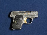 COLT 1908 25 ACP A. BEE ENGRAVED - 1 of 4
