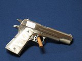 COLT 1911 45 ACP NICKEL 70'S SERIES - 1 of 2