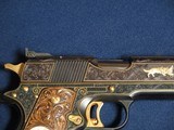 COLT 1911 GOLD CUP'S 45 ACP C. HUNT TURNER ENGRAVED - 8 of 11