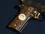 COLT 1911 GOLD CUP'S 45 ACP C. HUNT TURNER ENGRAVED - 4 of 11