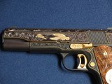 COLT 1911 GOLD CUP'S 45 ACP C. HUNT TURNER ENGRAVED - 7 of 11
