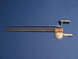 SPRINGFIELD 1873 BAYONET W/SCABBARD - 1 of 3
