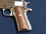 COLT 1911 45 ACP NICKEL 1972 - 3 of 4