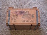 1200 ROUND CRATE OF 30 CARBINE MILITARY AMMO - 1 of 3