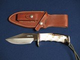 RANDALL #19 STAG HANDLE KNIFE - 1 of 3