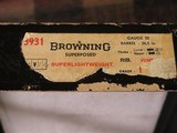 BROWNING SUPERPOSED SUPERLIGHT 20 GAUGE - 11 of 11