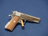 COLT 1911 70'S SERIES 45 ACP NICKEL - 1 of 4