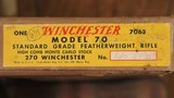 WINCHESTER 70 FEATHERWEIGHT PRE 64 270 WIN W/BOX - 10 of 10