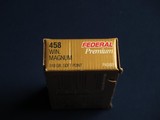 FEDERAL PREMIUM 458 WIN MAG AMMO - 2 of 2