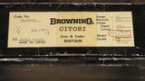 BROWNING CITORI GRADE V SIDEPLATE SPORTER 20 GAUGE - 8 of 8