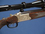 BLASER O/U GAME SCENE ENGRAVED DOUBLE RIFLE 7X64 / 22 HORNET