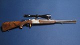 BLASER O/U GAME SCENE ENGRAVED DOUBLE RIFLE 7X64 / 22 HORNET - 3 of 8