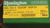 REMINGTON 541-S CUSTOM SPORTER 22 S,L,LR - 9 of 9