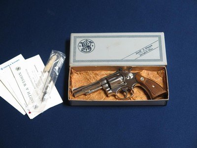SMITH & WESSON 15-3 38 SPECIAL NICKEL