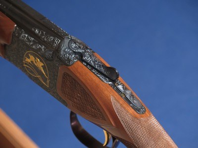 WINCHESTER 101 20 GAUGE ANGELO BEE ENGRAVED - Image 8 of 11