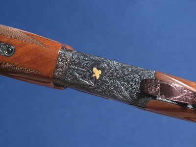 WINCHESTER 101 20 GAUGE ANGELO BEE ENGRAVED - Image 9 of 11