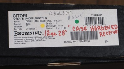 BROWNING CITORI LIGHTNING 12 GAUGE CASE COLOR RECEIVER - Image 10 of 10