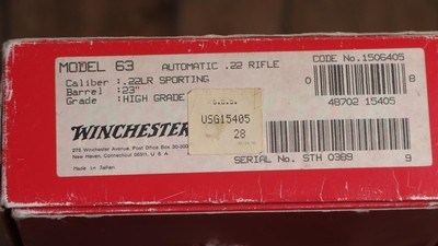 WINCHESTER 63 HIGH GRADE 22LR - Image 9 of 9
