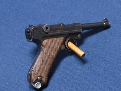 DWM DOUBLE DATE POLICE LUGER 9MM - Image 2 of 6