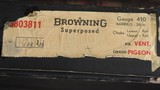 BROWNING SUPERPOSED PIGEON GRADE 410 - Image 10 of 11