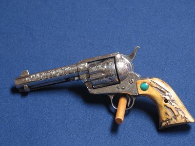 COLT SAA CUSTOM ENGRAVED 45 COLT 1901 - Image 3 of 6