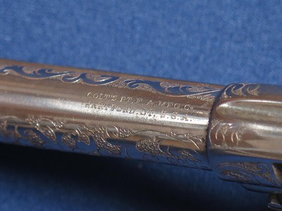 COLT SAA CUSTOM ENGRAVED 45 COLT 1901 - Image 5 of 6