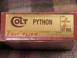 COLT PYTHON 357 MAGNUM 1976 W/BOX - Image 6 of 7
