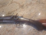 T Barker 24 Gauge Double Barrel Hammer Shotgun - 3 of 14
