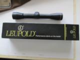 NEW, OLD STOCK LEUPOLD M8 4X33 SCOPE WITH RINGS - 1 of 4
