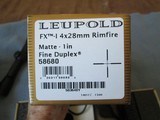 LEUPOLD FX-2 SCOPES IN .2.5X20 ULTRALIGHT & FX-1 SCOPE IN 4X28 RIMFIRE - 3 of 3