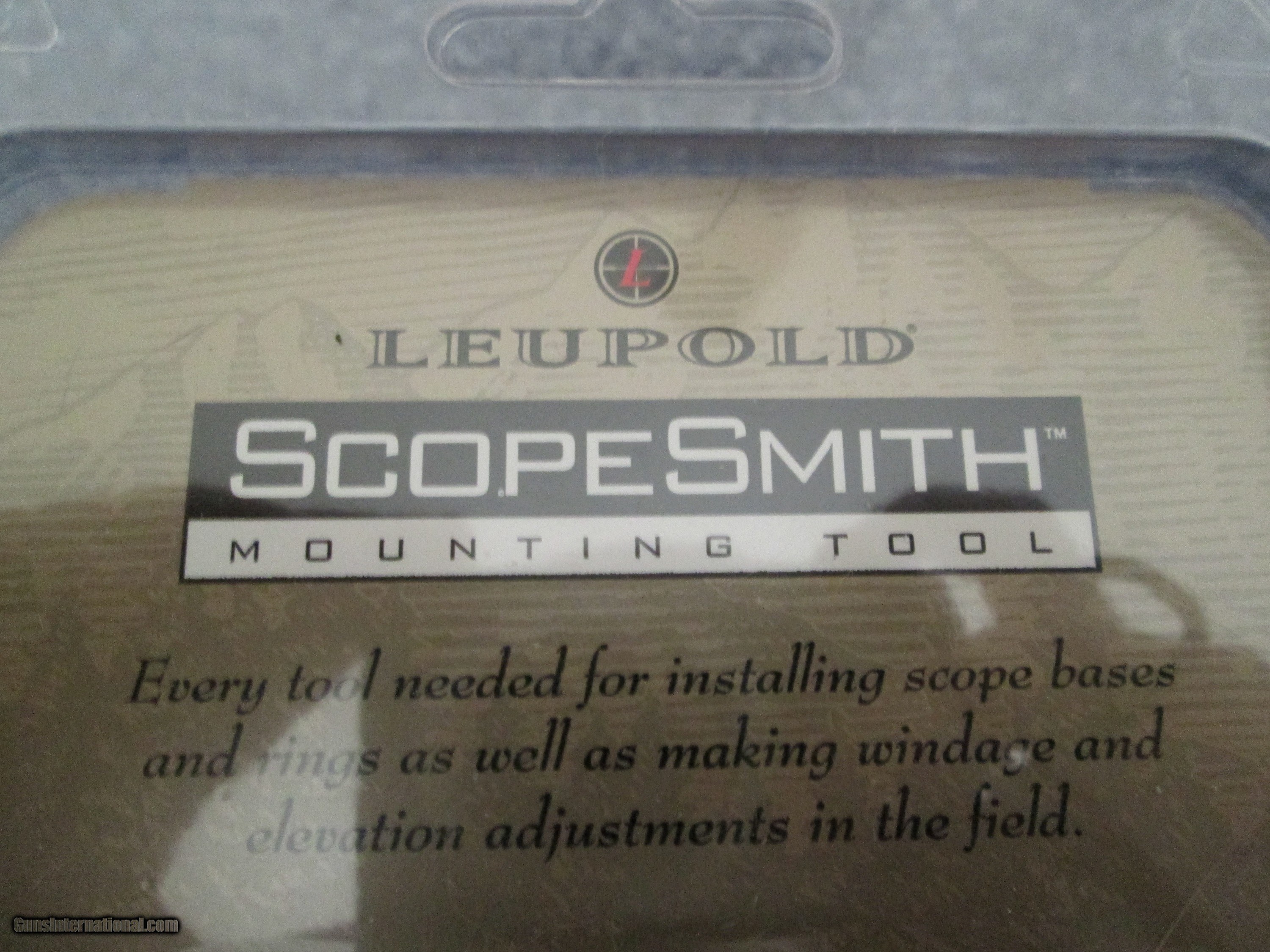 LEUPOLD SCOPESMITH ITEMS