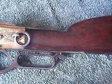 Winchester 1866 44 Centerfire Fully Engraved Made in 1874 Saddle Ring Carbine - 9 of 15