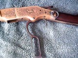 Winchester 1866 44 Centerfire Fully Engraved Made in 1874 Saddle Ring Carbine - 8 of 15