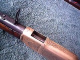 Winchester 1866 44 Centerfire Fully Engraved Made in 1874 Saddle Ring Carbine - 7 of 15
