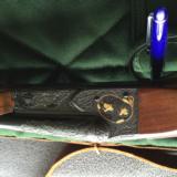 Winchester Model 21 20 Ga. Skeet gun-a 1937 gun engraved and gold inlaid by Bill Mains - 1 of 11