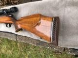 Weatherby 7mm Mag-German 1962 gun w/Weatherby 2.5x10 scope-excellent. - 5 of 7
