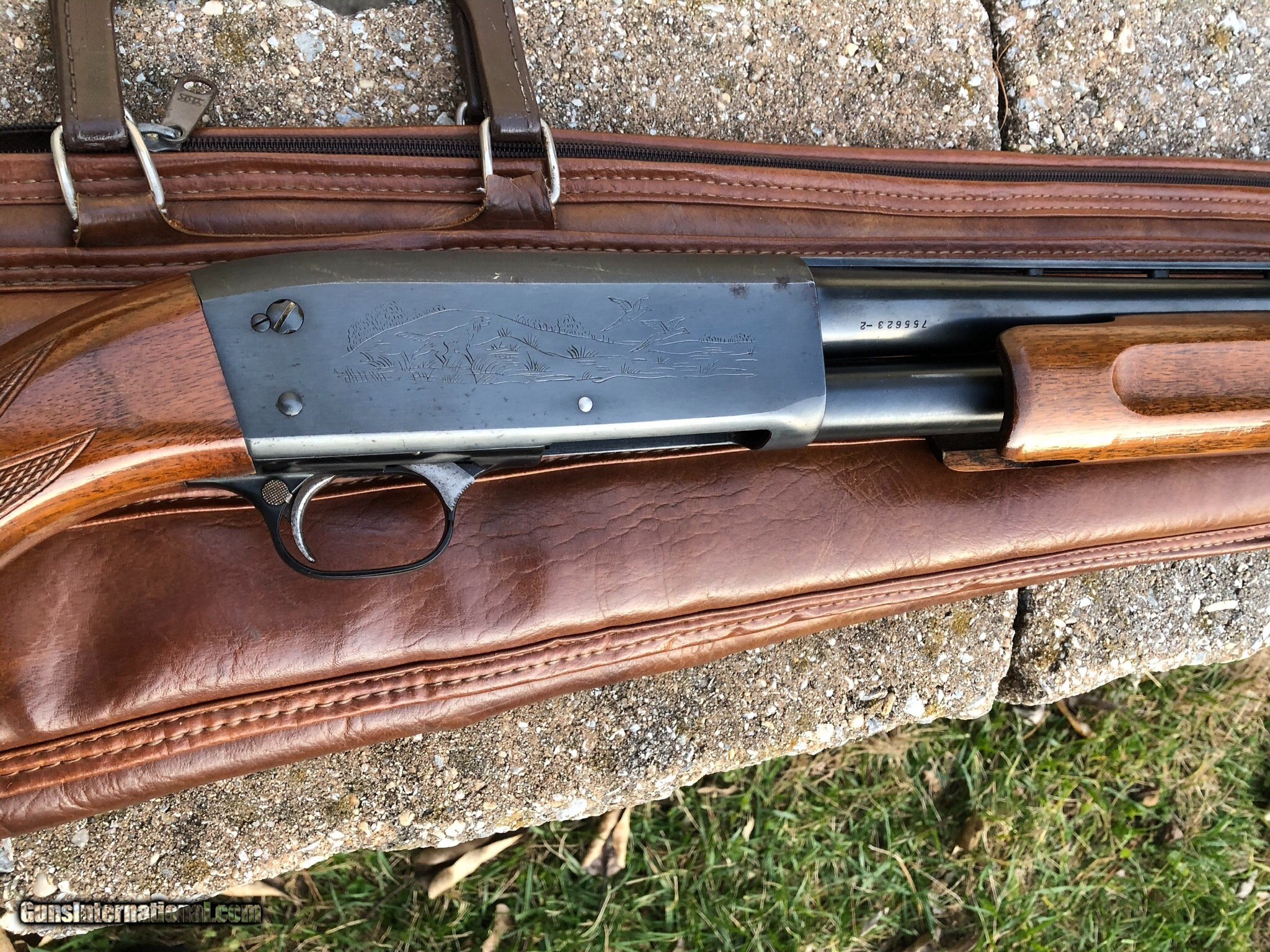 Ithaca Model 37 Deluxe 16 gauge w/vent rib. A 1959 gun with nice wood!