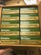 Remington 7MM Weatherby Magnum ammo-an entire case-10 boxes-200 rounds-a Best Buy! - 1 of 3