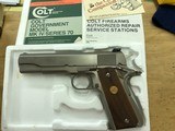 Colt Gov’t Model .45 Mark IV Series 70 Custom Shop Gun in Electroless Nickel w/options. - 1 of 4