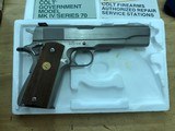 Colt Gov’t Model .45 Mark IV Series 70 Custom Shop Gun in Electroless Nickel w/options. - 4 of 4