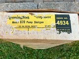 Remington Model 870 28 gauge Skeet gun, an early gun 99% in the factory box! - 7 of 7