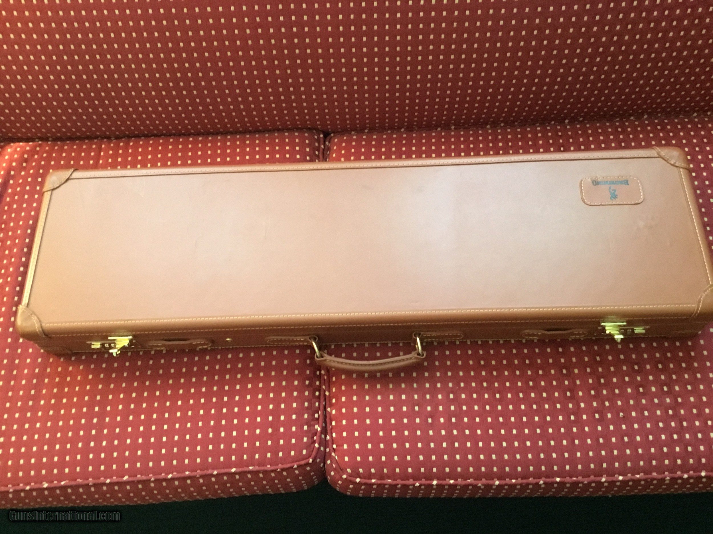 Browning custom shop premium leather gun case