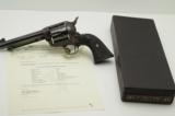 Exceptional 1924 Colt SAA .45 Colt 5 1/2'' Blue Color Cased Original Box Letter - 1 of 15