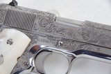 Colt 38 Custom Super El Bandito Mark Swanson Master Engraved with Genuine Pearls NIB - 9 of 15