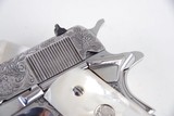 Colt 38 Custom Super El Bandito Mark Swanson Master Engraved with Genuine Pearls NIB - 4 of 15