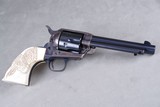 Exceptional 1932 Colt Pre War SAA 32-20 5 1/2'' Blue/CC Carved Ivory with Original Box - 8 of 15