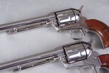 Exceptional & Extremely Rare 1961 Colt Buntline SAA 45LC 12'' Nickel Consecutive Set New in Black Boxes - 5 of 14